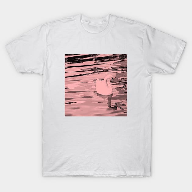 Duck in the water T-Shirt by PrintedDreams